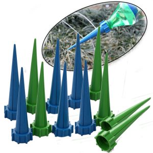 12pcslot Garden Automatic Watering Irrigation Kits Plant Flower Water Control Drip Cone Spike Bottle System