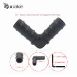 Muciakie Pe Pipe Connectors Garden Watering Fittings 90 Degrees Elbow 3-way Gardening Irrigation - 3