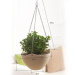 Small Size Balcony Pot Flower Hanging Basket Plant Chain Garden - 5