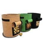 Asypets Breathable Potato Tomato Planting Bag Vegetable Plant Growth Moisturizing Outdoor Vertical Garden Grow - 5