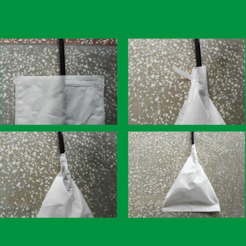 50pcs White Nonwoven Fabric Grape Bags For Fruit Pest And Bird Control Protection - 2