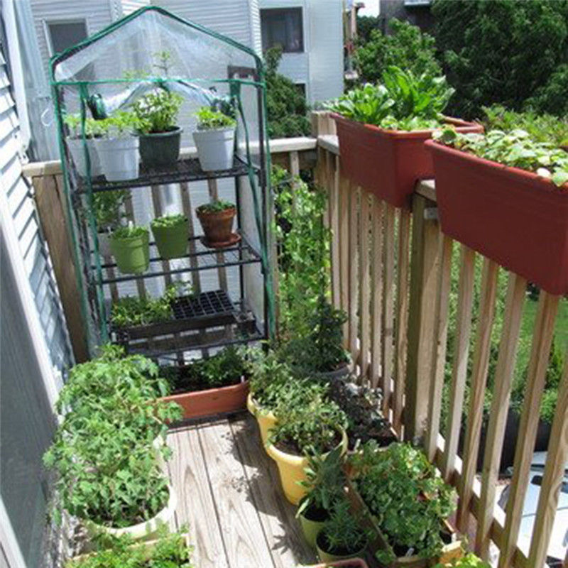 Outdoor Mini Greenhouse With Durable Pvc Cover Garden Growbag Perfect For Plant Protection Growth - 12