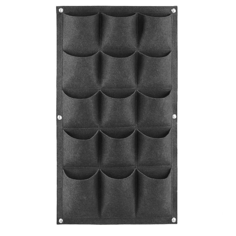 18 Pocket Garden Pots Vertical Hanging Green Wall Planters Large Plant Pot Balconies