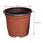 4 Inch Flower Seedlings Nursery Potpots 100 Pcs - 6