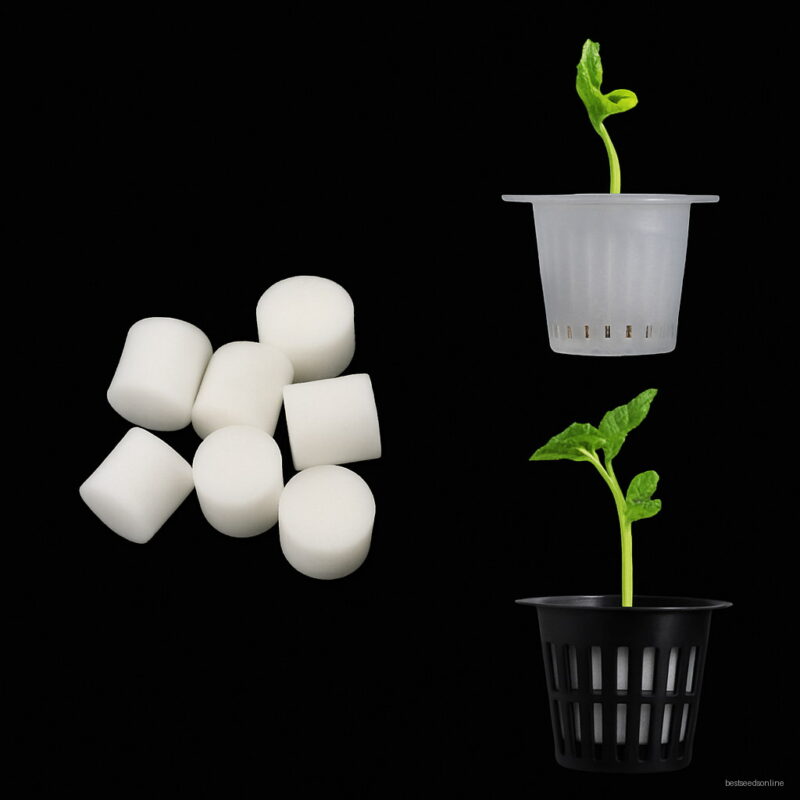 Soilless Hydroponic Vegetables Nursery Pots Sponge Flower Seed Cultivation System Trays