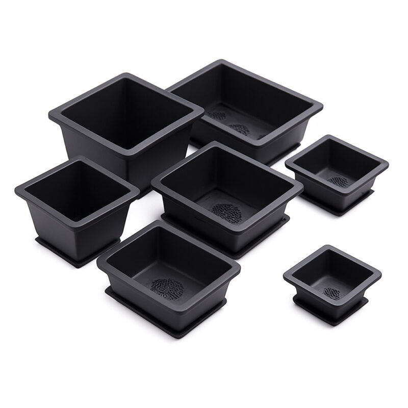 Imitation Flower Pot Tray Balcony Square Bonsai Bowl Nursery Basin Planter Rectangle Pots 6 Types