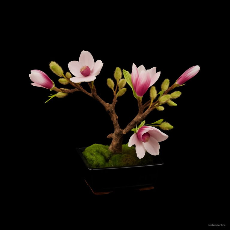 30pcsbag Magnolia Plants Beautiful Bonsai Flower Plantas Home Garden